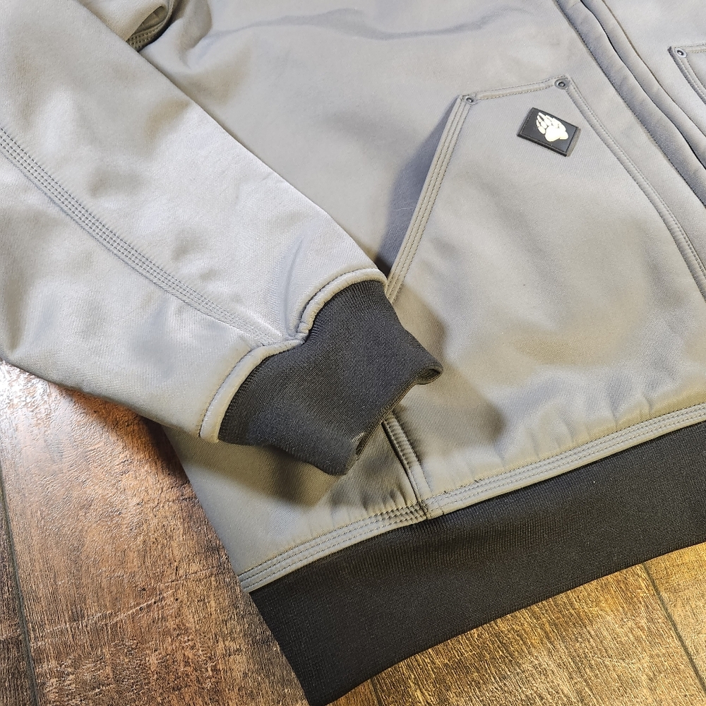 Alaskan Hardgear 3XL AKHG Duluth Trading Prudhoe Bay Hoodie Gray Canvas Coat - Picture 4 of 10